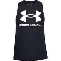 Under Armour Sportstyle Graphic Tanktop Damen 001 black/white M