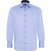 Eterna Modern Fit Businesshemd aus Oxford, Bleu, 40