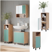 Vicco Badschrank Agasta 30cm, schmaler Schrank für Badezimmer in