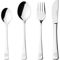 LEONARDO Kinderbesteck Bambini 4tlg. Edelstahl Silber