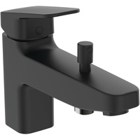 Ideal Standard Badearmatur Ceraplan für Wannenrand Schwarz Matt