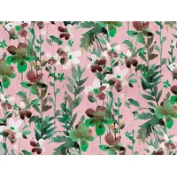 A.S. Création Livingwalls Fototapete Blumen Floral Grün Rosa Weiß
