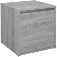 VidaXL Schubladenbox Grau Sonoma 40,5x40x40 cm Holzwerkstoff