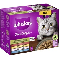 Whiskas Pure Delight Gemischtes Ragout in Gelee 12x85g