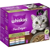 Whiskas Pure Delight Gemischtes Ragout in Gelee 48 x