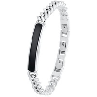 S.Oliver I.D.-Armband Edelstahl Herrenschmuck Herren
