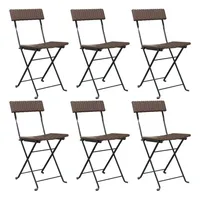 VidaXL Gartenstuhl 44,5 x 95,1 x 79 cm braun