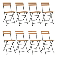 VidaXL Bistrostuhl 45 x 95 x 27,5 cm braun