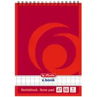 Herlitz Notizblock x.book DIN A7 kariert 1 St.