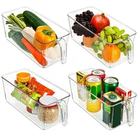 Kurtzy (4 Stk) Kühlschrank Organizer mit Griff - 31,2
