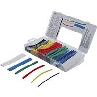 BGS Diy 88186 | Schrumpfschlauch-Sortiment farbig 99-tlg.