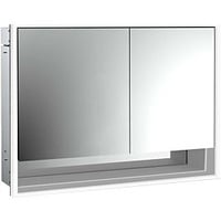 EMCO loft Unterputz-Lichtspiegelschrank 979805217 1000x733mm, Unterfach, LED 2-türig breite