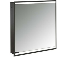EMCO prime Unterputz-Lichtspiegelschrank 949713532 600x730mm, 1 Tür, Anschlag rechts,