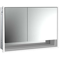 EMCO loft Unterputz-Lichtspiegelschrank 979805215 1000x733mm, Unterfach, LED 2-türig breite