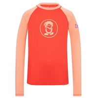 TROLLKIDS Kinder Longsleeve Kvalvika Kirschrot/Koralle, tomatenrot|korallenrosa 146-152cm 11-12J