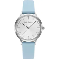 Julie Julsen Damenuhr Edelstahl Quarzwerk Silbergrau Weiss Damen