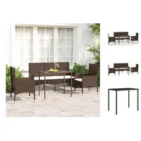 VidaXL Modell 7 Loungeset braun