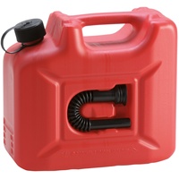 Hünersdorff Profi (UN) 10 L rot,UN-Zulassung,HDPE,schwarzes Zubehör