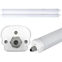 V-Tac LED Deckenleuchte Feuchtraum Feuchtraumwannenleuchte led Garagenlampe led Röhre,