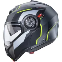 Caberg Duke Evo Move Klapphelm - Matt Grau/Schwarz/Neon-Gelb -