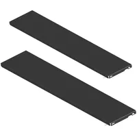 Diy element-system gmbh Element-System, Regalträger, Stahlfachboden schwarz-matt