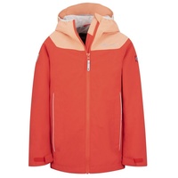 TROLLKIDS Kinder Regenjacke Bergen Kirschrot/Koralle tomatenrot|korallenrosa 86-95cm 2-3J