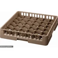 Bartscher Gläserkorb, 36 Fächer, braun, 5339 | Gastronomiebedarf