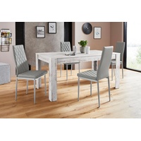INOSIGN Essgruppe »Lynn160/Brooke«, (Set, 5-tlg), Tisch mit 4 Stühlen