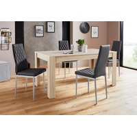 INOSIGN Essgruppe »Lynn160/Brooke«, (Set, 5-tlg), Tisch mit 4 Stühlen