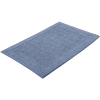 KLEINE WOLKE Badteppich Net Stahlblau 60 x 90 cm