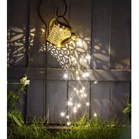 Spetebo Led Solar Gießkanne mit Erdspieß - 21 x