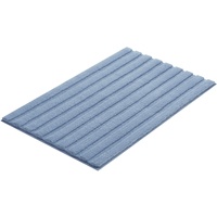 KLEINE WOLKE Badteppich Cord Blau 120 x 70 cm