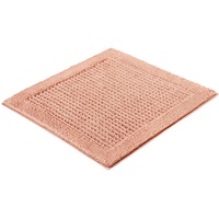 KLEINE WOLKE Badteppich Net Orange 60 x 60 cm
