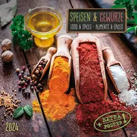 Tushita paperart Food & Spices/Speisen und Gewürze 2024: Kalender