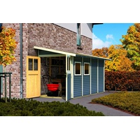 Karibu Konifera Wurmberg 4", BxT: 200x408 cm terragrau