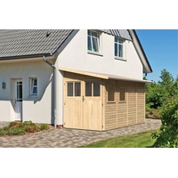 Karibu Konifera Wurmberg 4", BxT: 200x408 cm naturbelassen