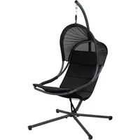 Siena Garden Lagoma Hängesessel Schwarz
