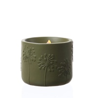 MARELIDA LED Solar Windlicht Pusteblume Blumenmuster Solar Kerze flackernd
