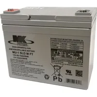 MK Battery 12V 35Ah Rollstuhl Batterie AGM zyklenfest MU-1