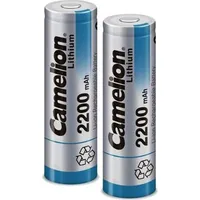 LENMAR Camelion Lithium-Ion Akku 3.7V 2200mAh ICR18650F-22 Flattop
