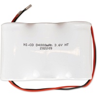 Quality Batteries Q-BATTERIES Akku-Pack, 3,6 V, 4000mAh, NiCd F3x1,