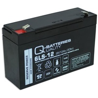 Quality Batteries Ersatzakku für Panasonic LC-R0612P 6V 12Ah AGM