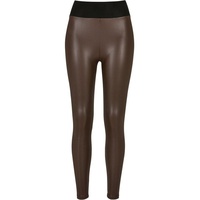 URBAN CLASSICS Faux Leather Leggings Brown 2XL