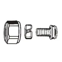 HEIMEIER Klemmverschraubung für Kunststoffrohr 16x2mm
