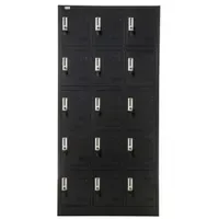 Jet-Line Aktenschrank Budapest Spind dunkelgrau
