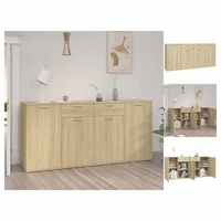 VidaXL Sideboard Sonoma-Eiche 160x36x75 cm Holzwerkstoff