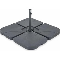 LECO Kunststoff-Plattenset für Sonnenschirme Anthrazit