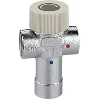 ESBE Einstellbarer Thermostatmischer mit Körper aus verchromtem Messing Caleffi