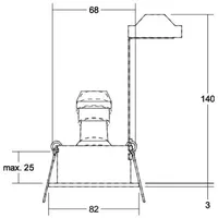 Brumberg Einbaustrahler GU10 36063080