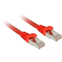 Sharkoon Patchkabel SFTP, RJ-45, mit Cat.7a Rohkabel - rot,